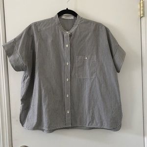 Everlane button up blouse